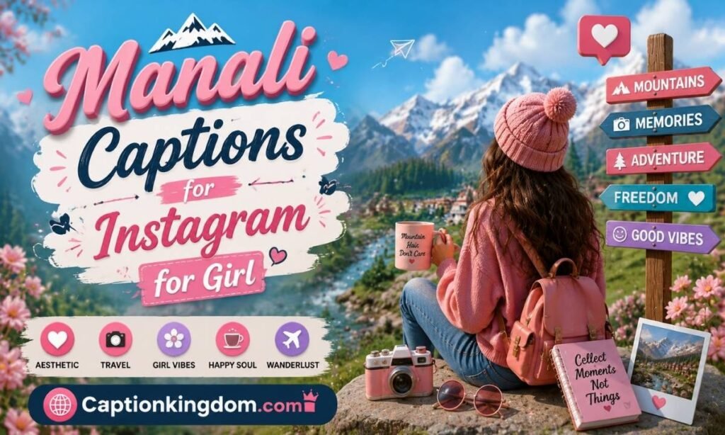 Manali Captions for Instagram for Girl