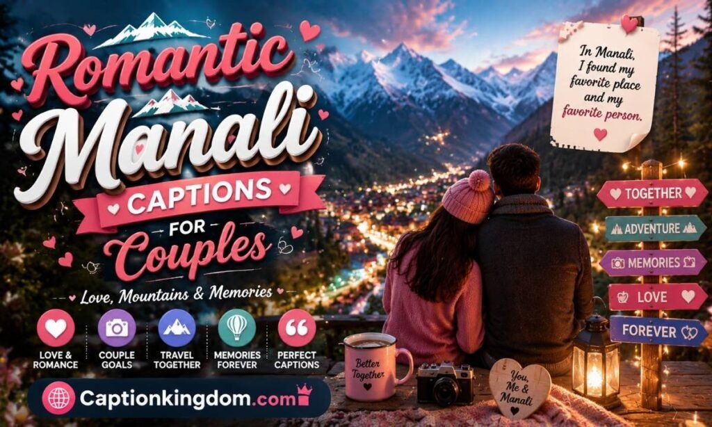 Romantic Manali Captions for Couples
