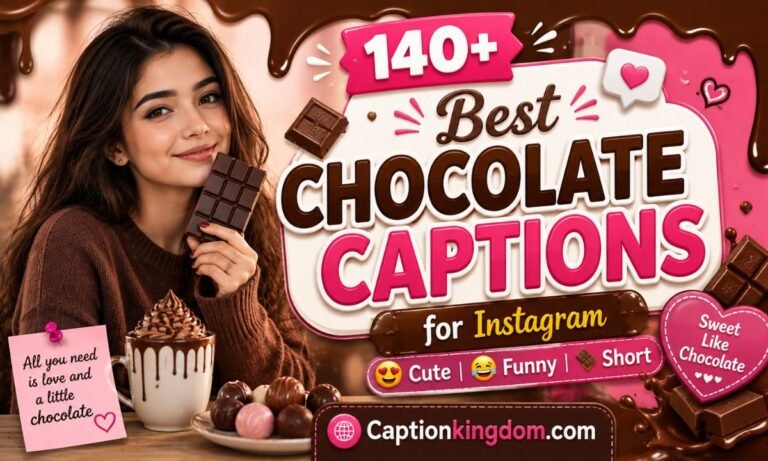 chocolate captions for instagram
