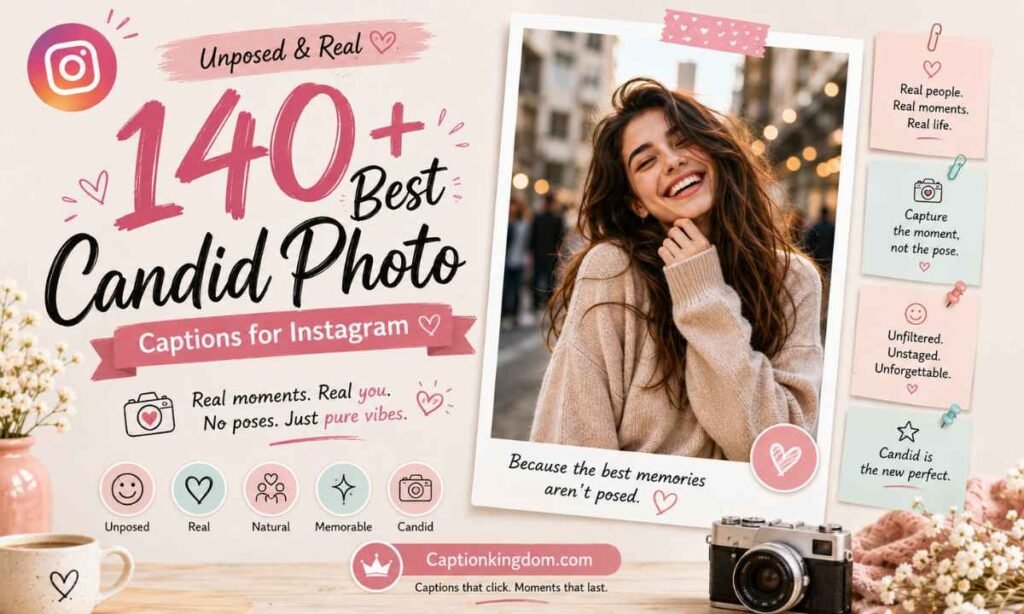140+ Best Candid Photo Captions for Instagram (Unposed & Real)