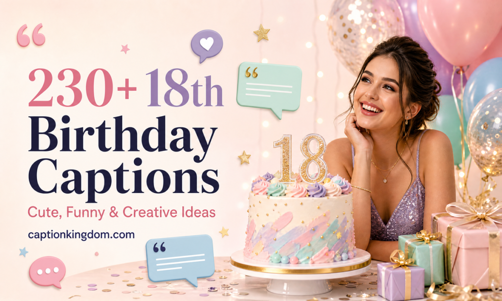 18th Birthday Captions