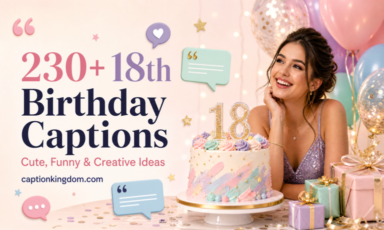 18th Birthday Captions