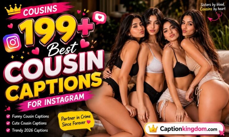 199+ Best Cousin Captions for Instagram (Trendy 2026)
