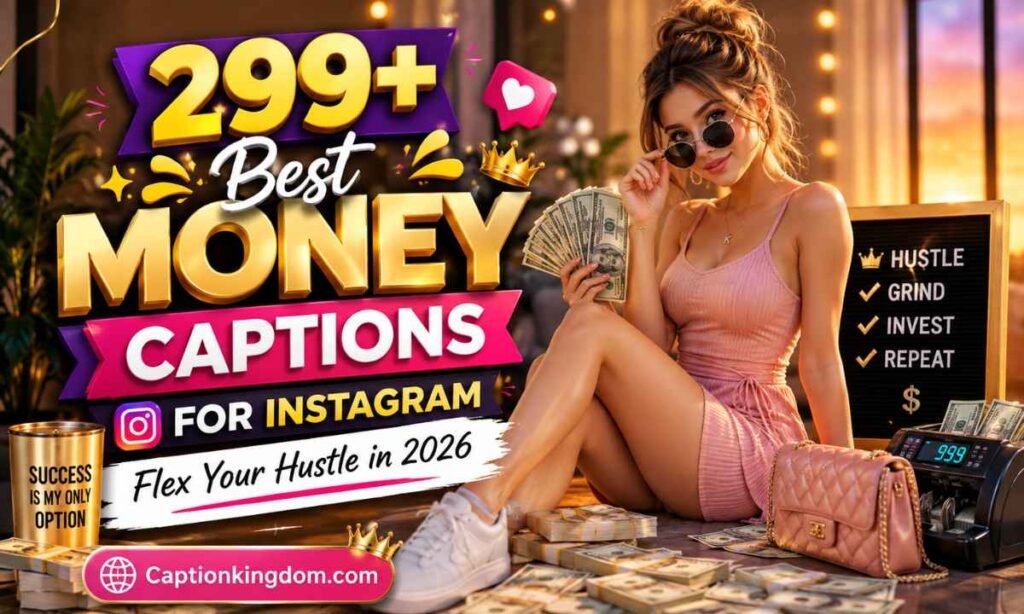 299+ Best Money Captions for Instagram (Flex Your Hustle in 2026)