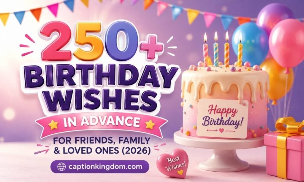Birthday Wishes in advance