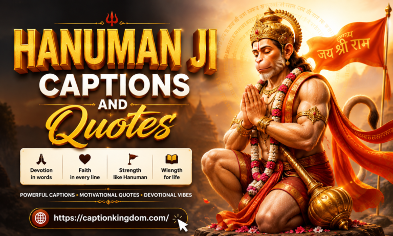Hanuman Ji Captions and Quotes
