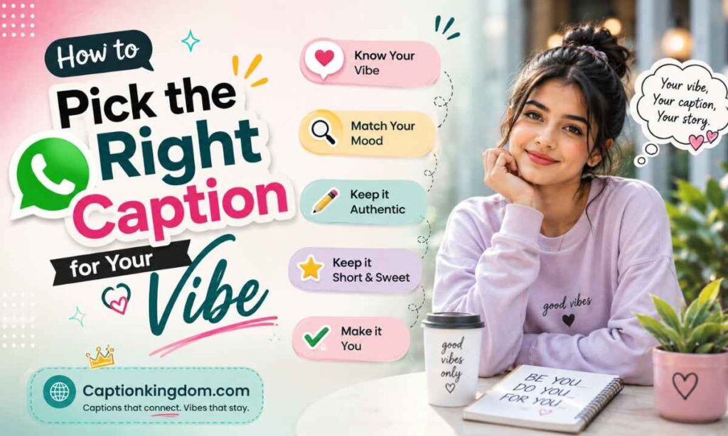 How to Pick the Right Caption for Your Vibe
