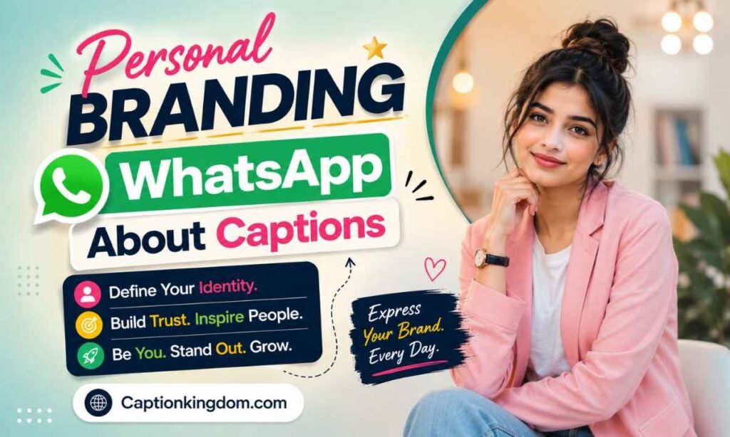 Personal Branding WhatsApp About Captions
