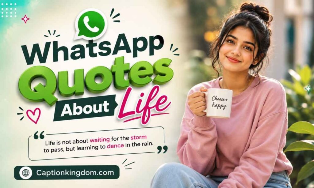 WhatsApp Quotes About Life