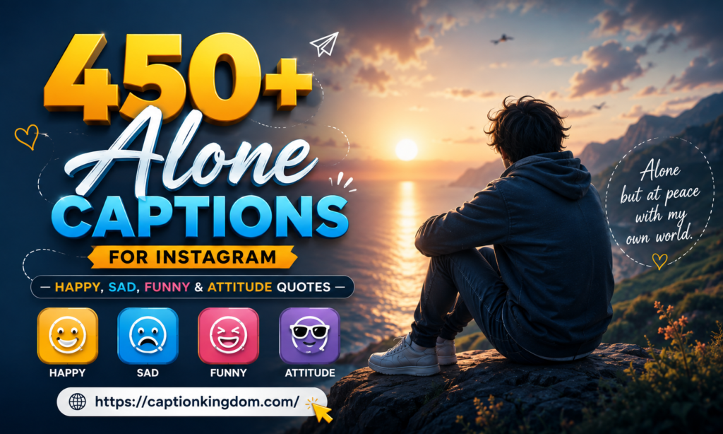 Alone Captions for Instagram