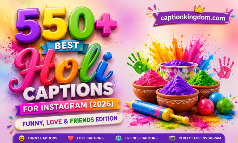 holi caption instagram