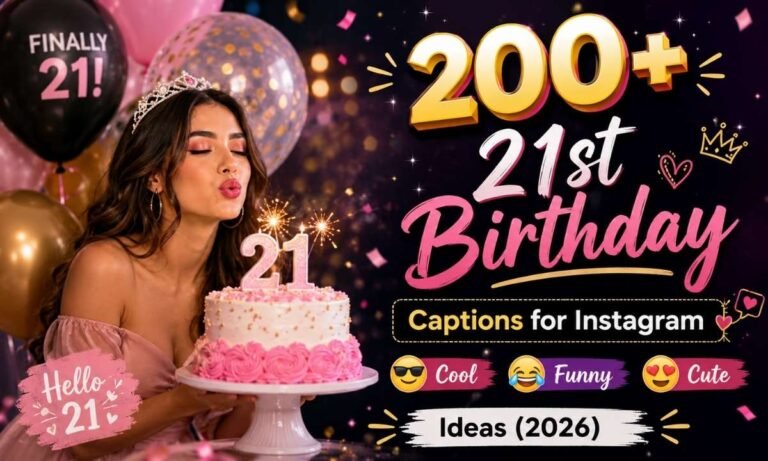 21 birthday captions
