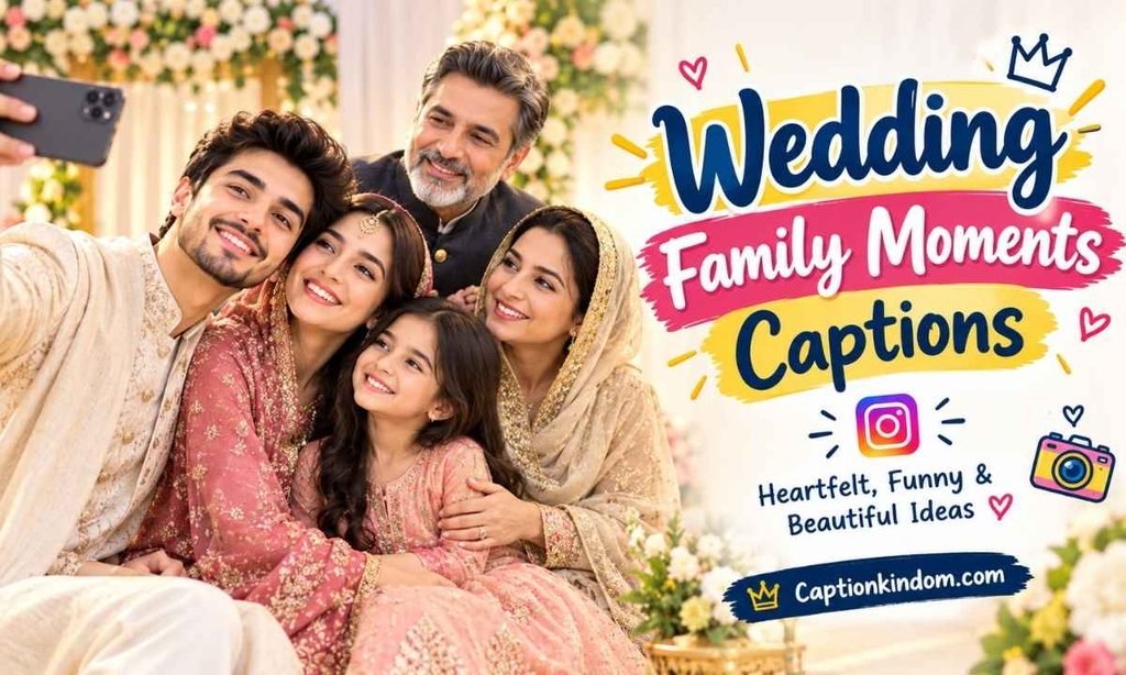 Wedding Family Moments Captions