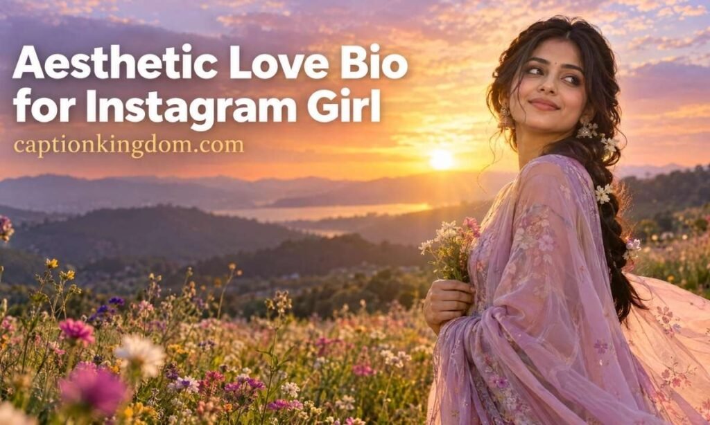 aesthetic love bio captions