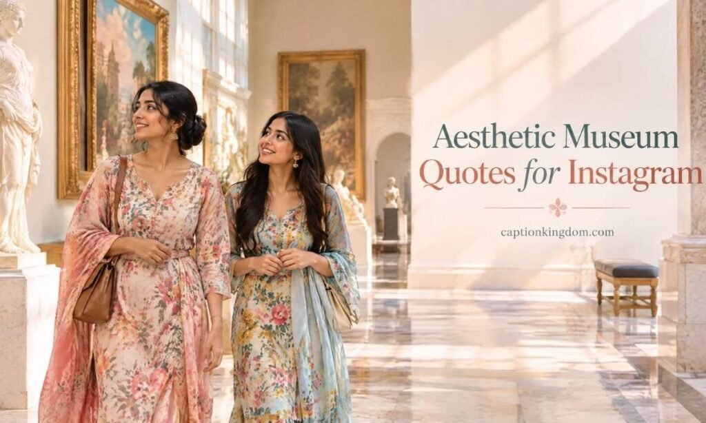 aesthetic museum captions