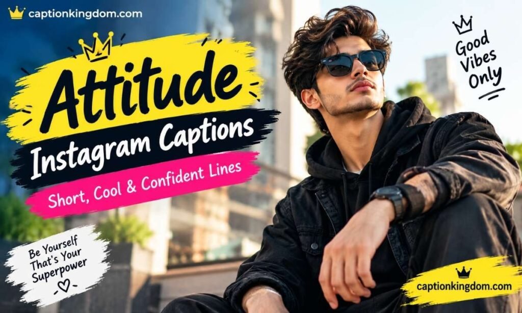 attitude instagram caption