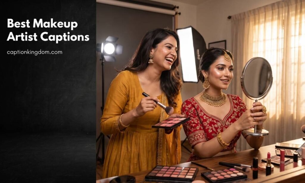 best makeup artist captions