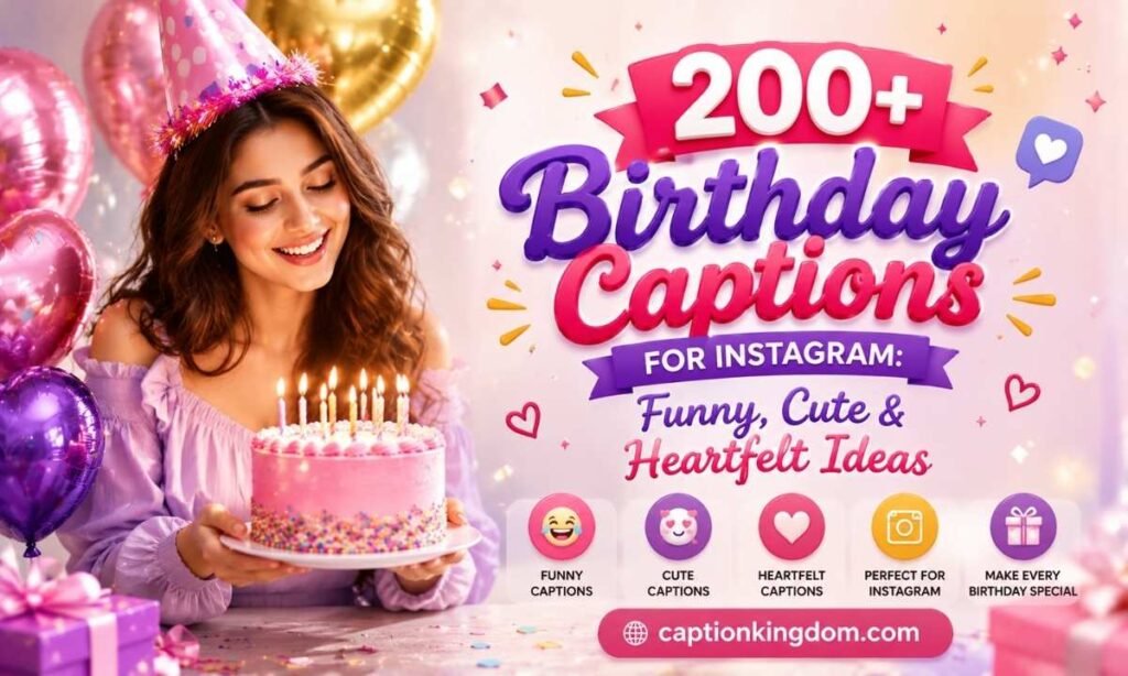 birthday captions
