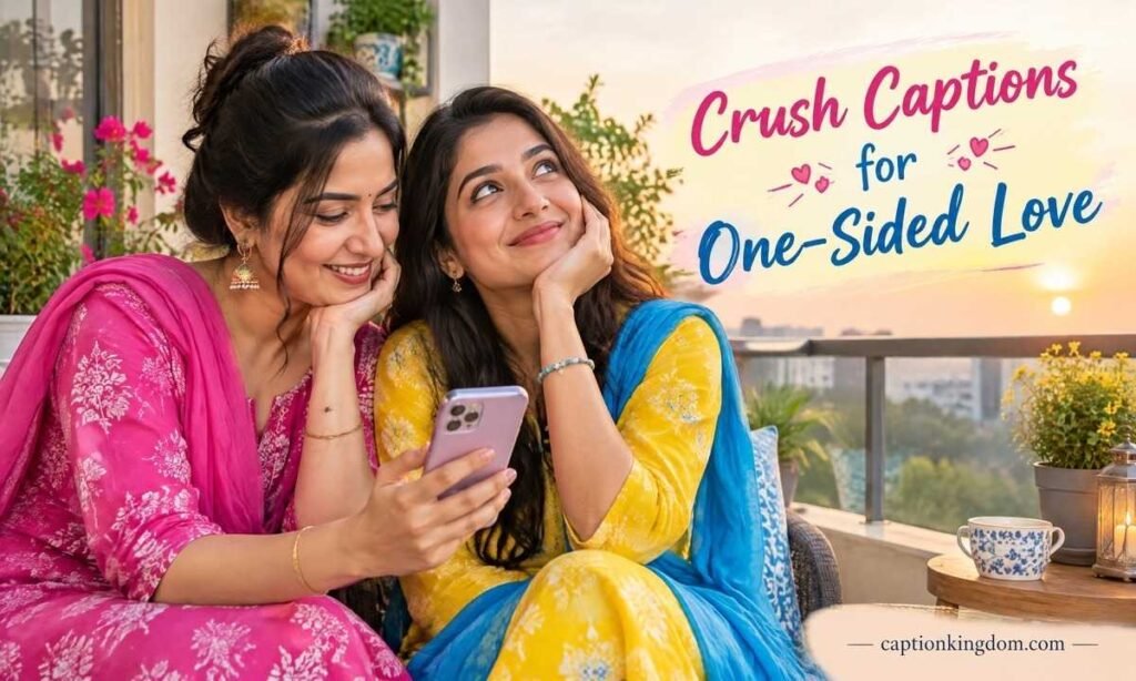 crush caption for one sided love
