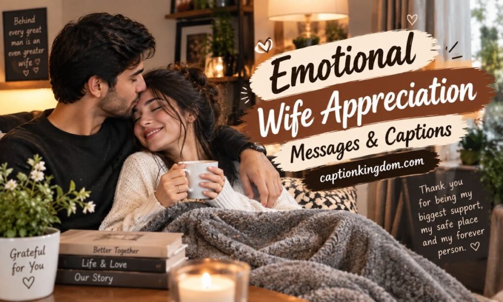 emotional wife captions