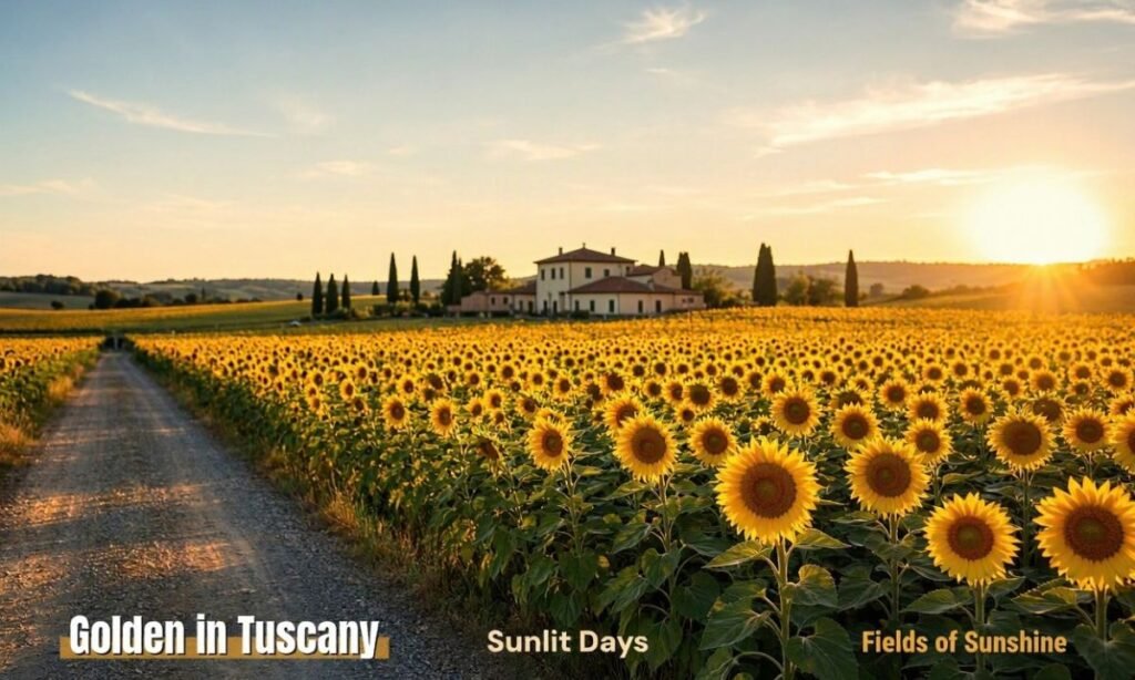 golden tuscany captions