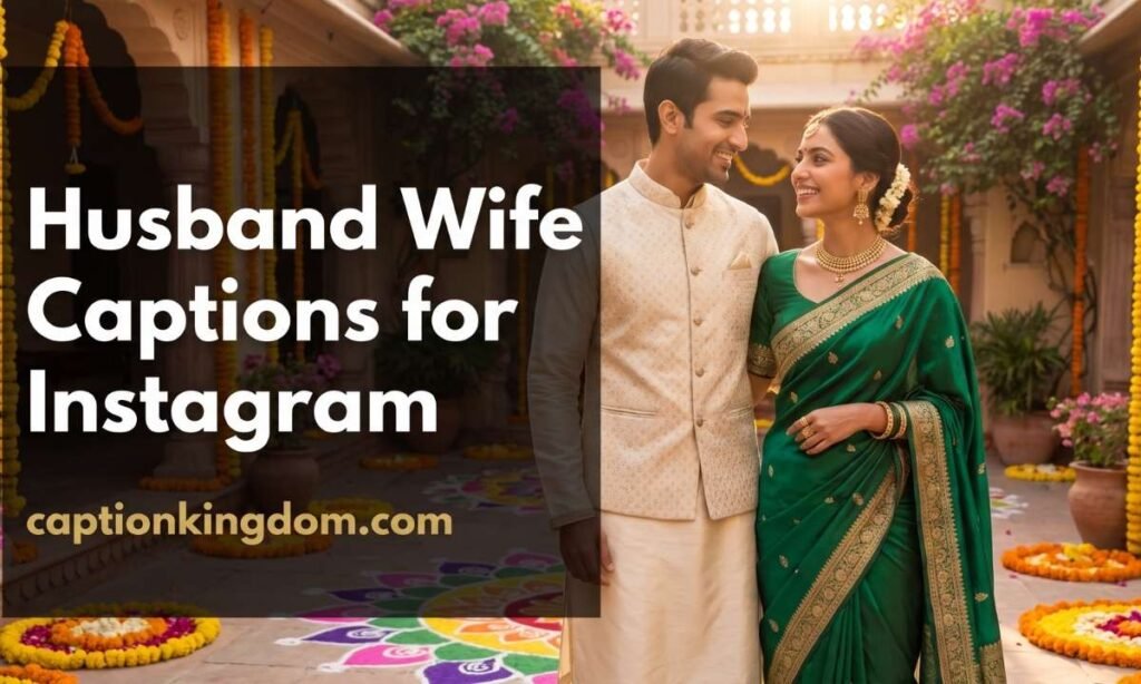 husband wife caption
