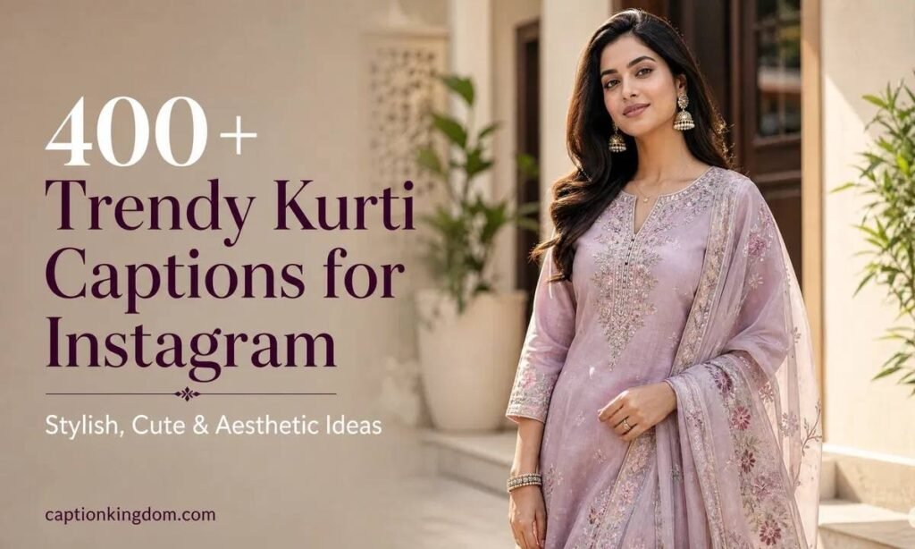 kurti captions