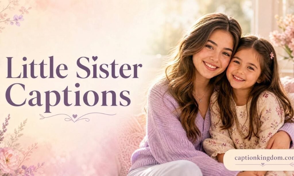 little sister captions