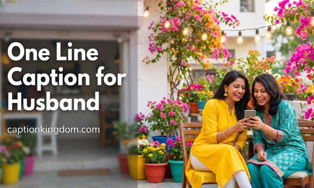 one line husband captions