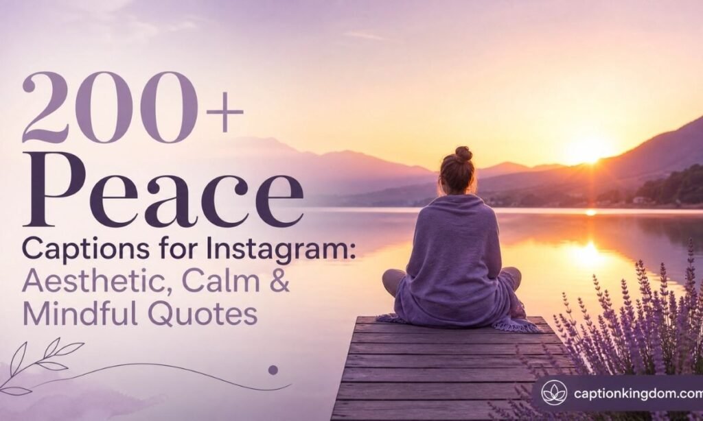 peace captions