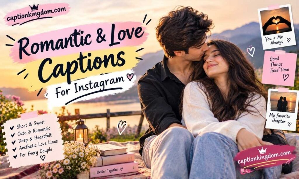 romantic and love caption