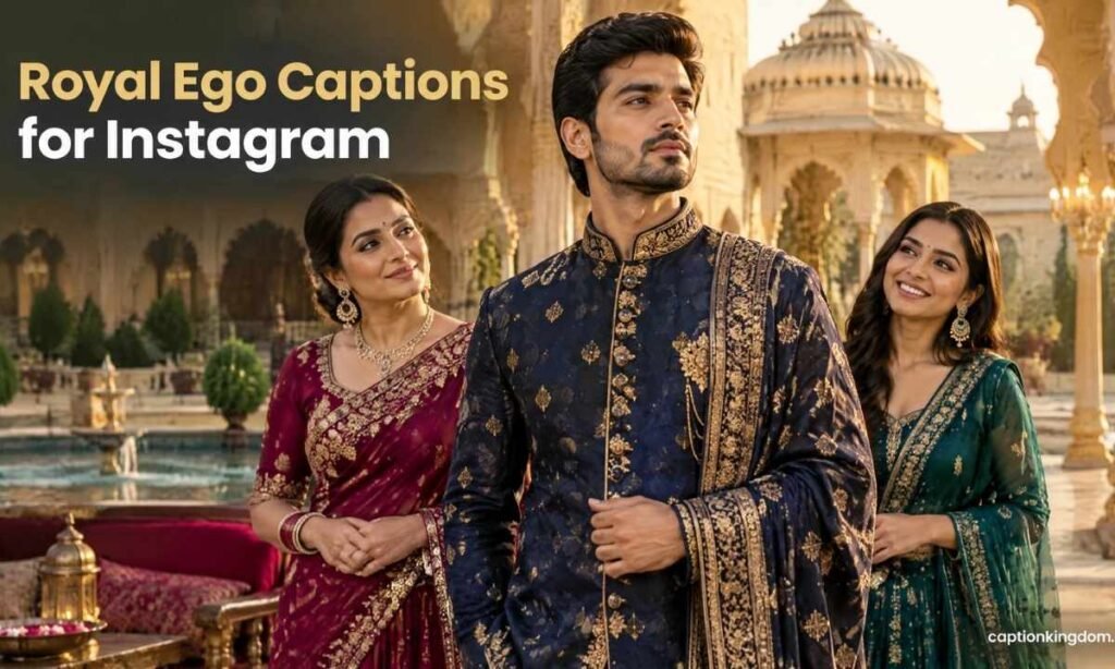 royal ego caption for instagram