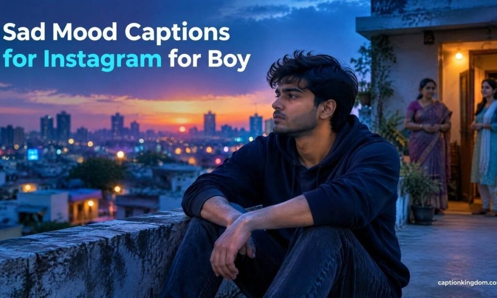 sad mood captions for boys
