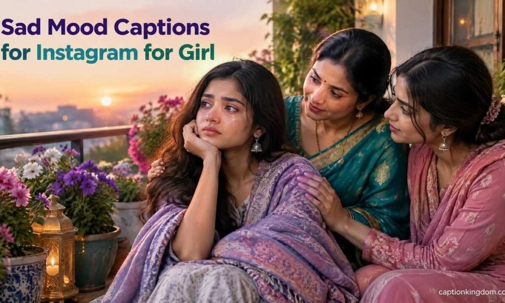 sad mood captions for girls
