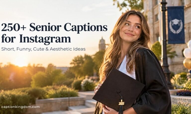 senior captions