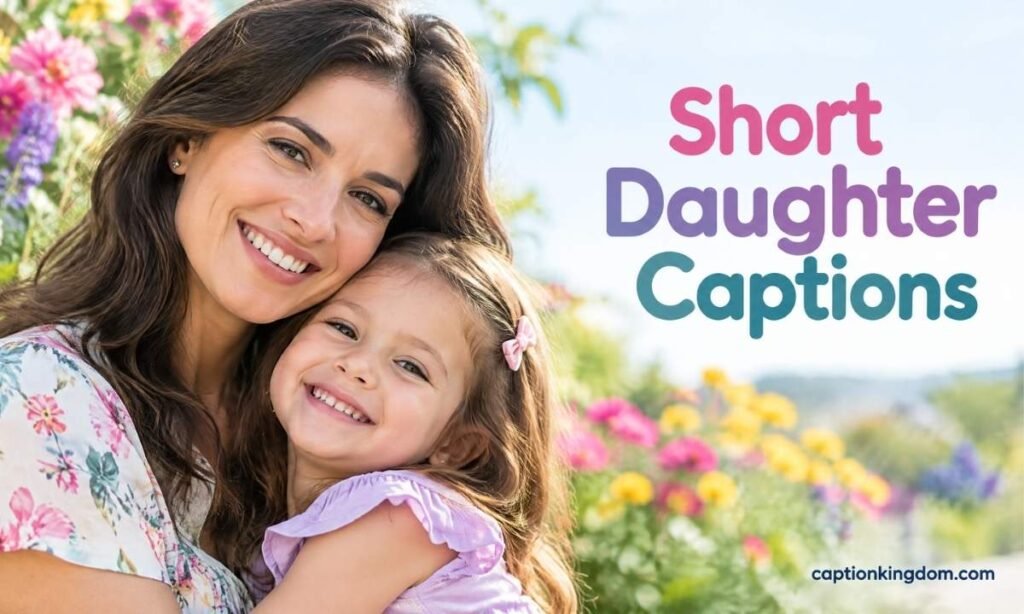 short daughter caption