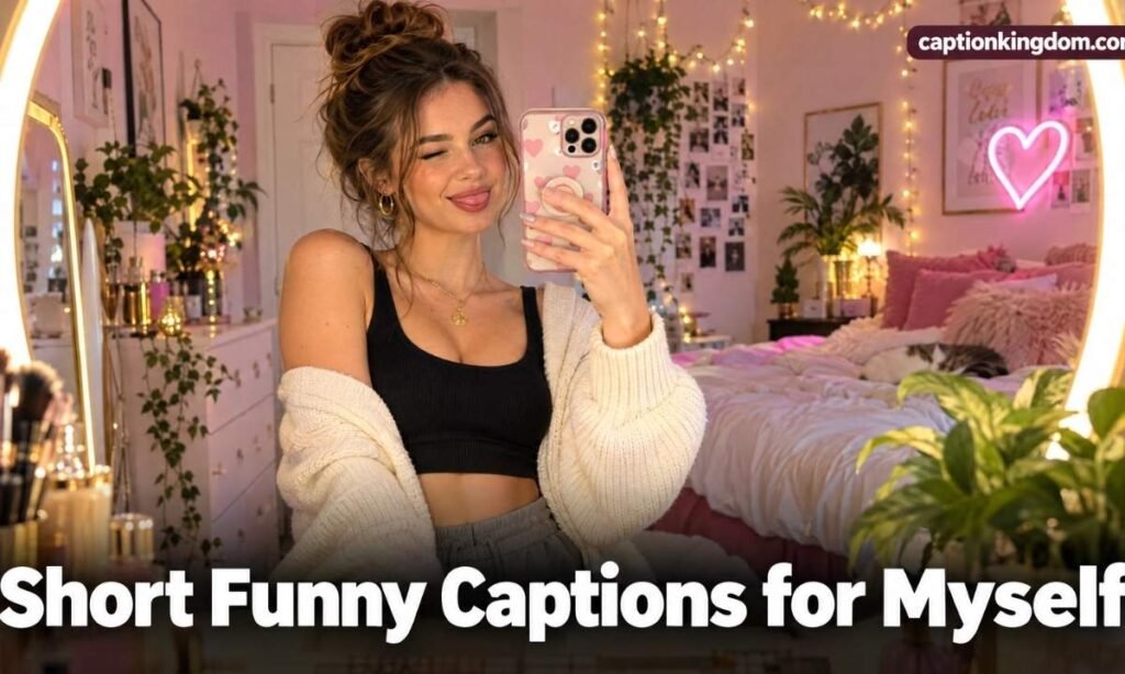 short funny caption for myself
