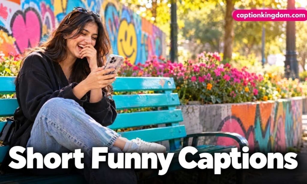 short funny caption in english
