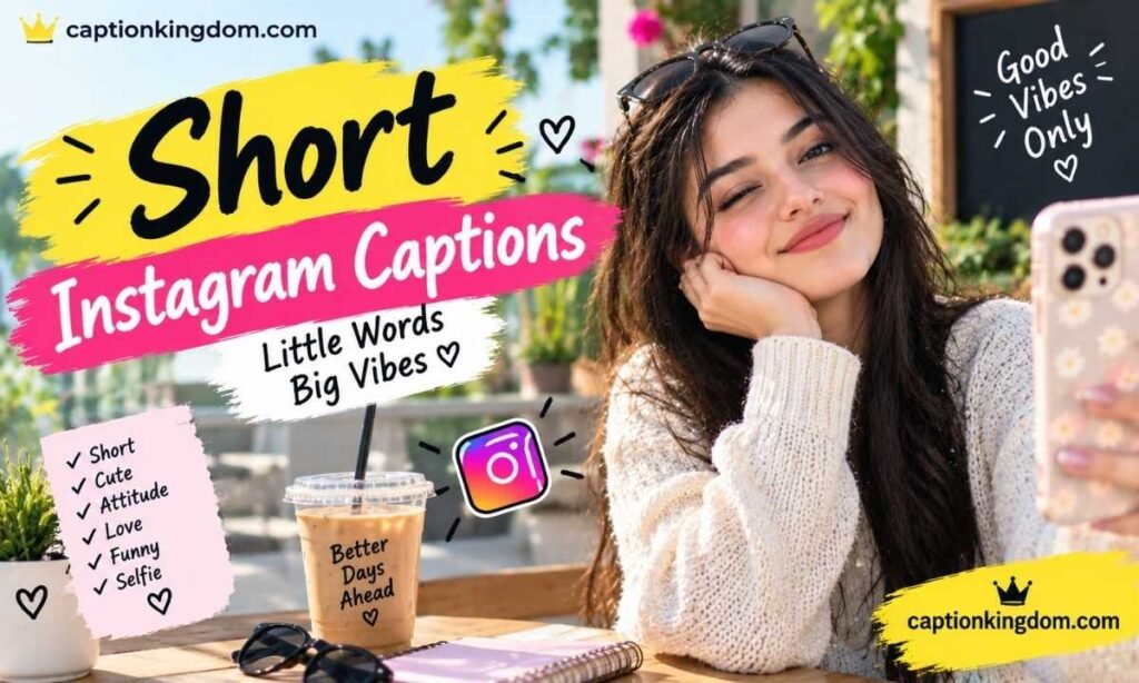 short instagram caption