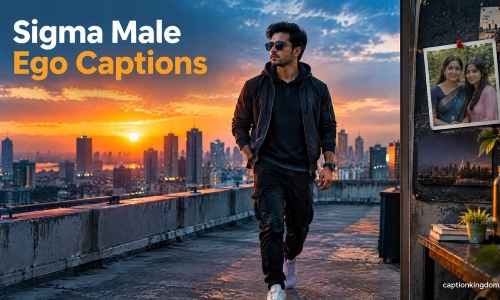 sigma male ego caption