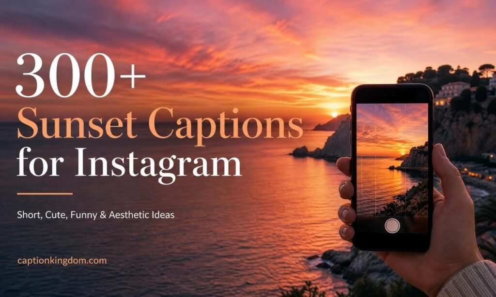 sunset captions