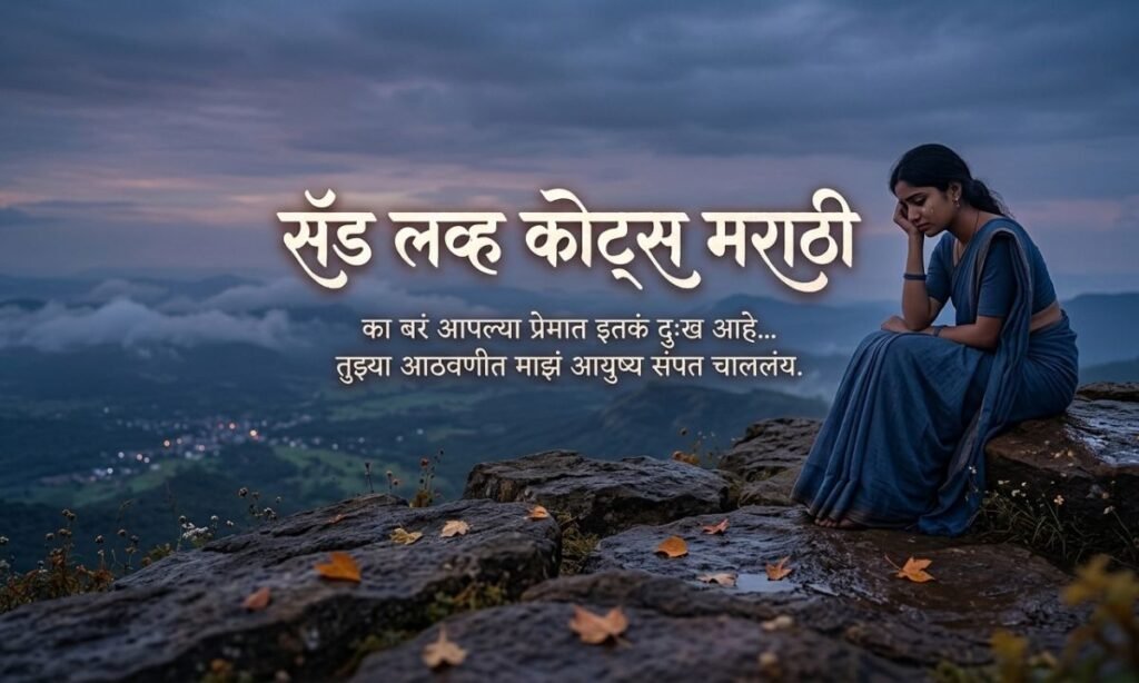 Sad Love Quotes Marathi