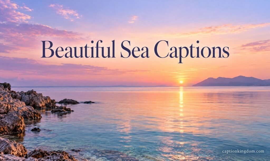 beautiful sea caption