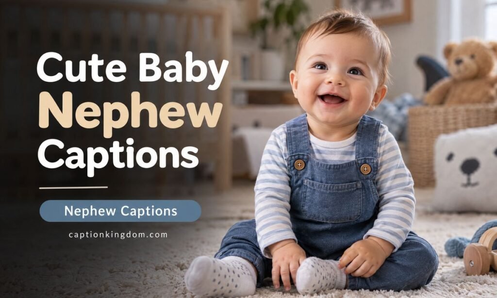 cute baby nephew caption