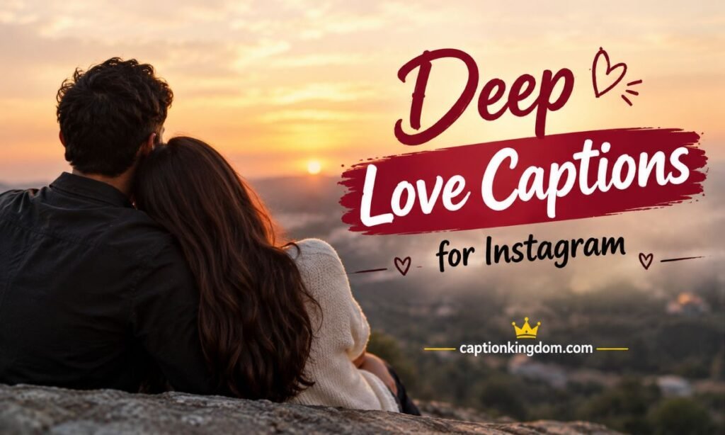 deep love caption