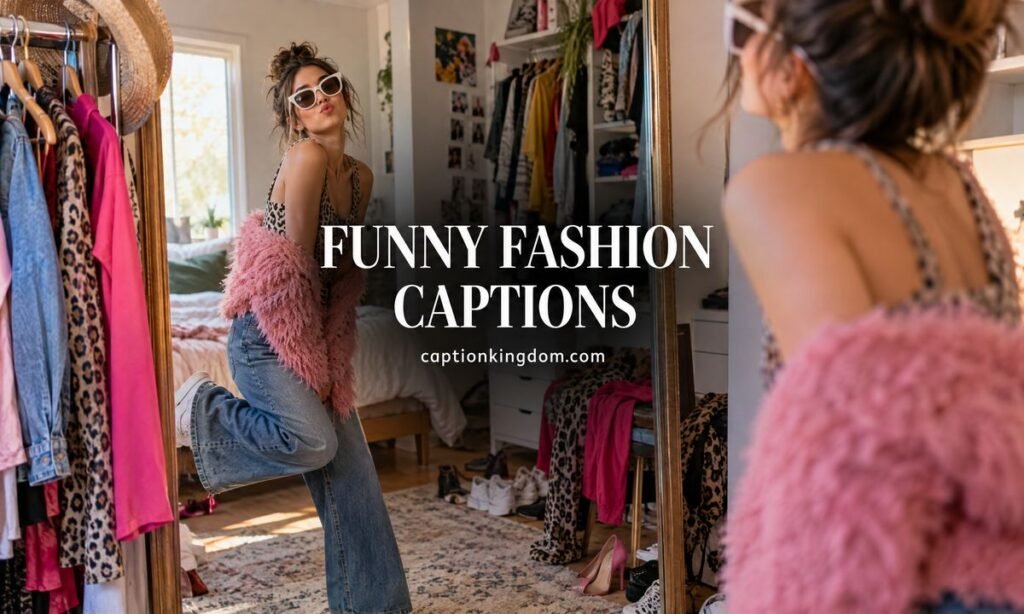 funny fashion caption