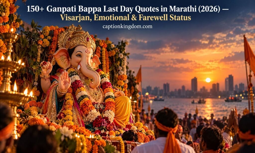 ganpati bappa last day quotes in marathe