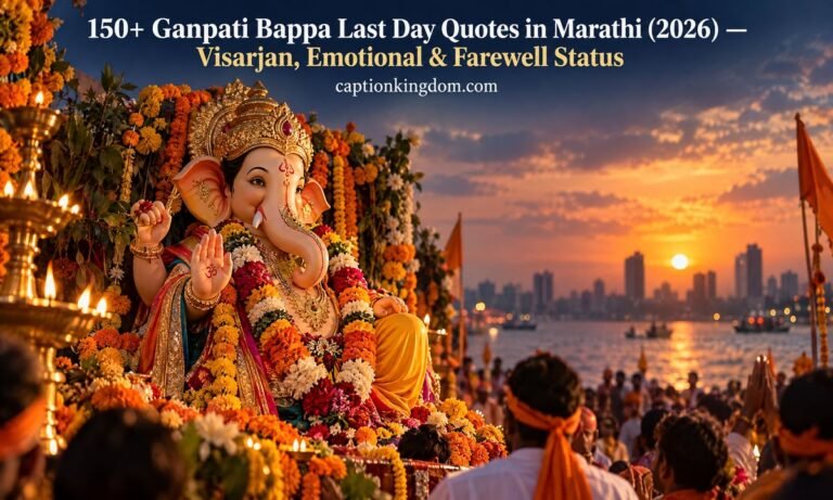 ganpati bappa last day quotes in marathe