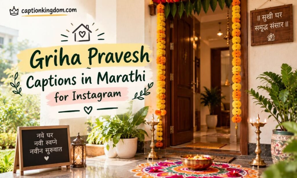 griha pravesh caption