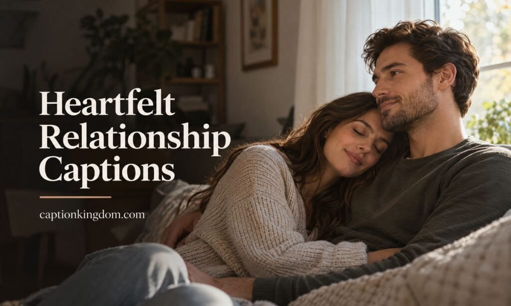 heartfelt relationship caption